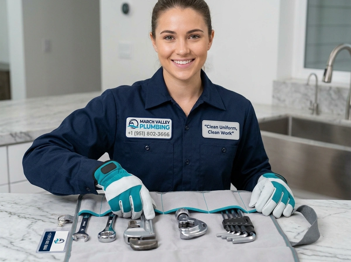 Professional and Clean Plumbing Services March Valley Plumbing Moreno Valley CA