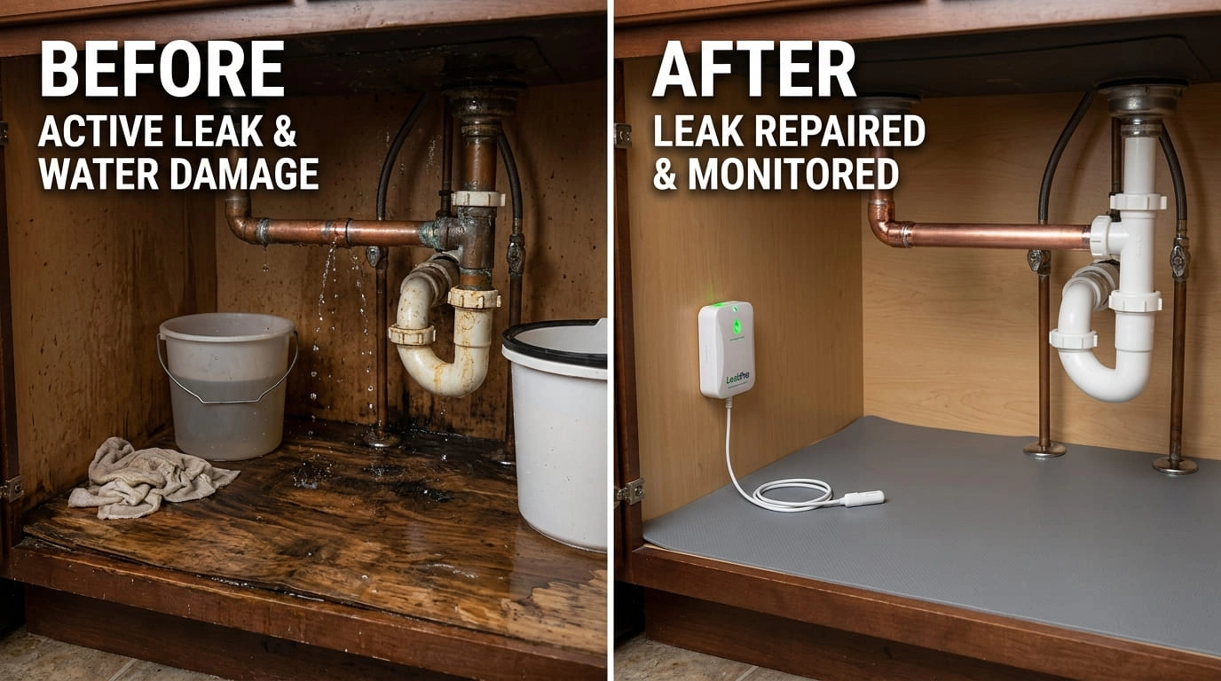 Attic water line split during October heat wave rerouted and insulated Moreno Valley CA